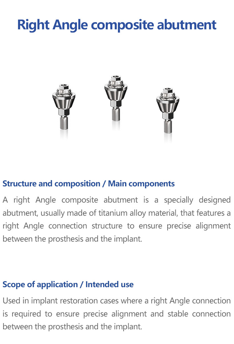 Right Angle composite abutment