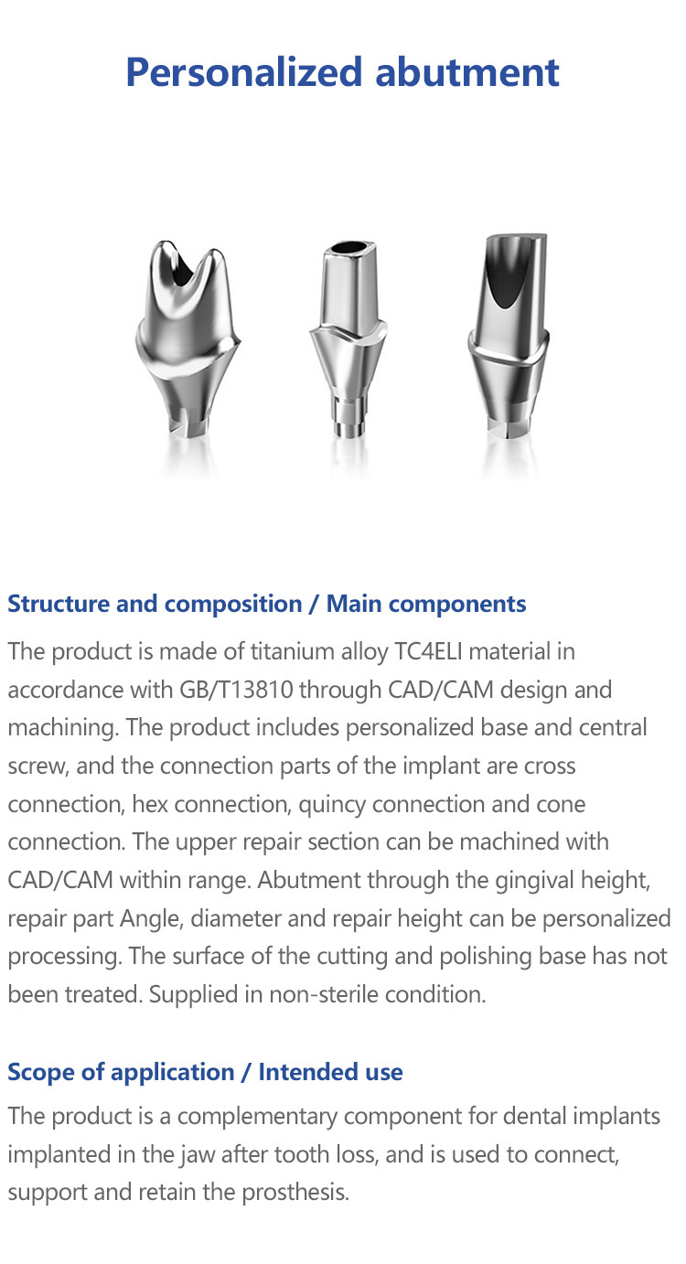 Personalized abutment