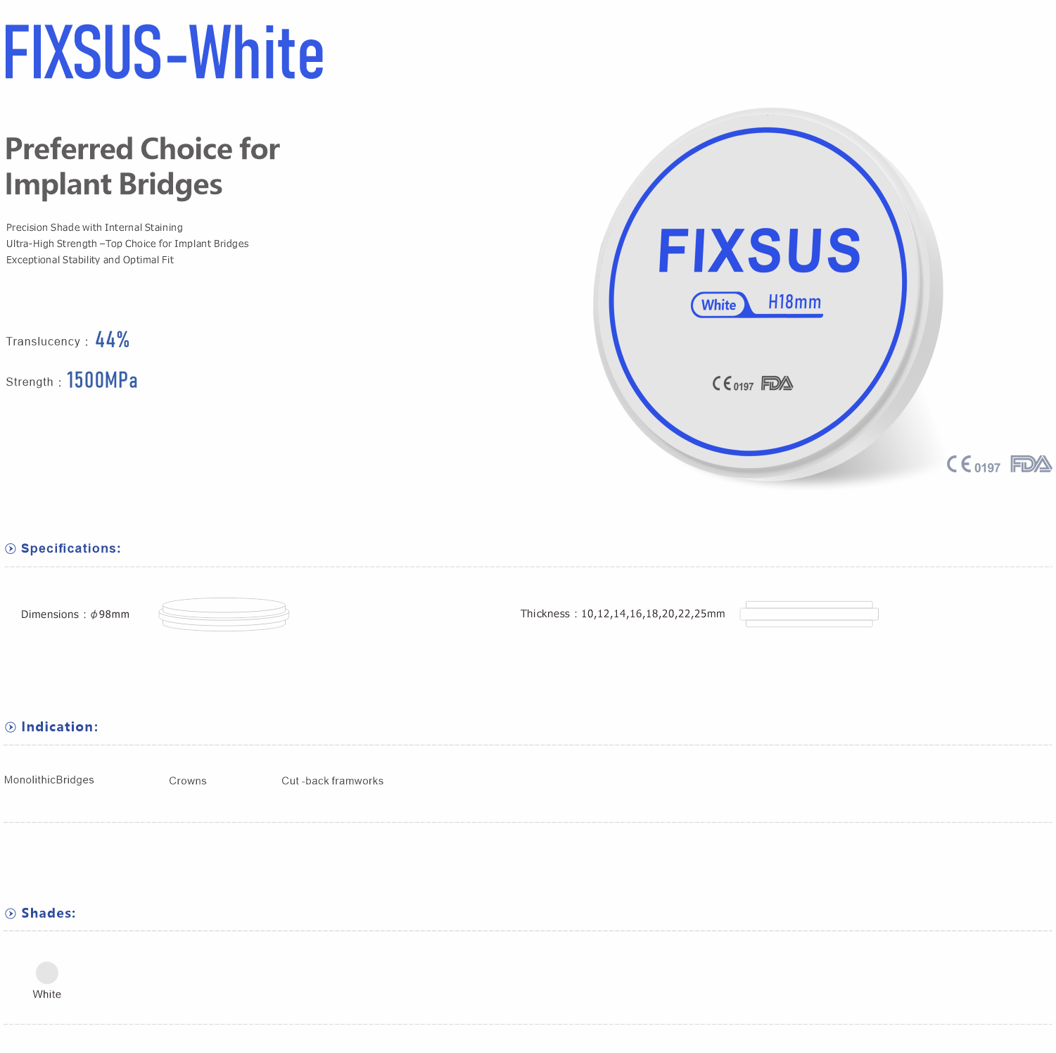 FIXSUS  White