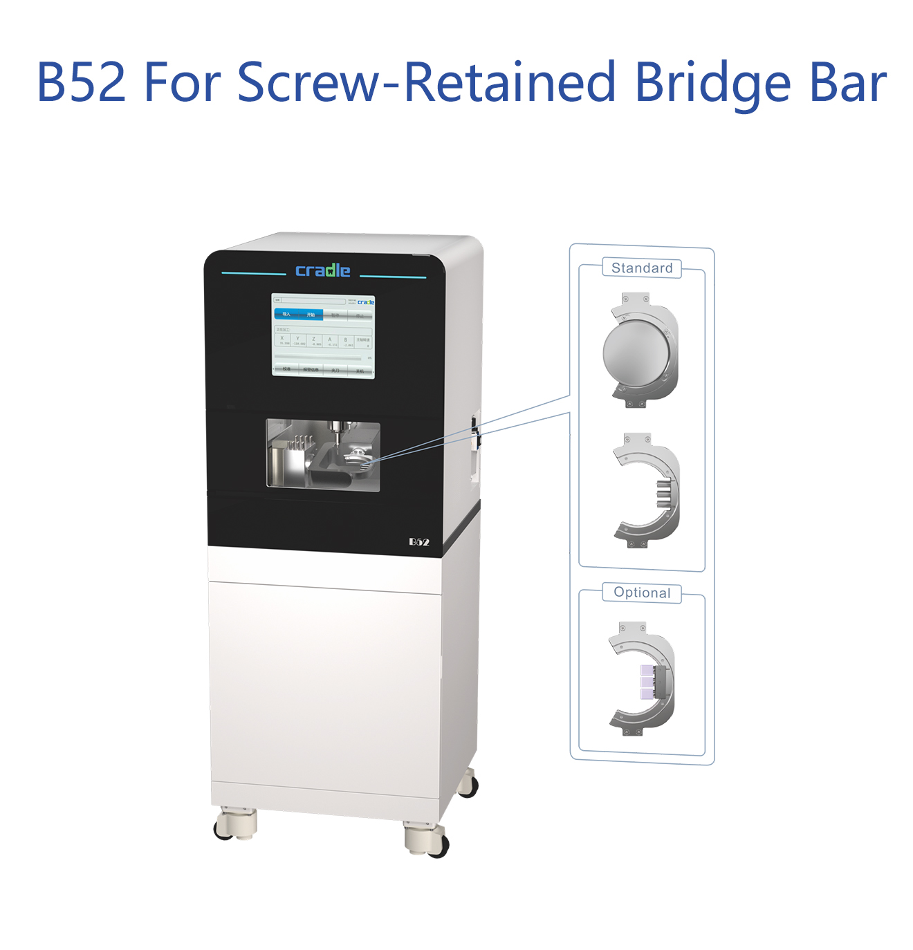 B52 For Screw-Retained Bridge Bar